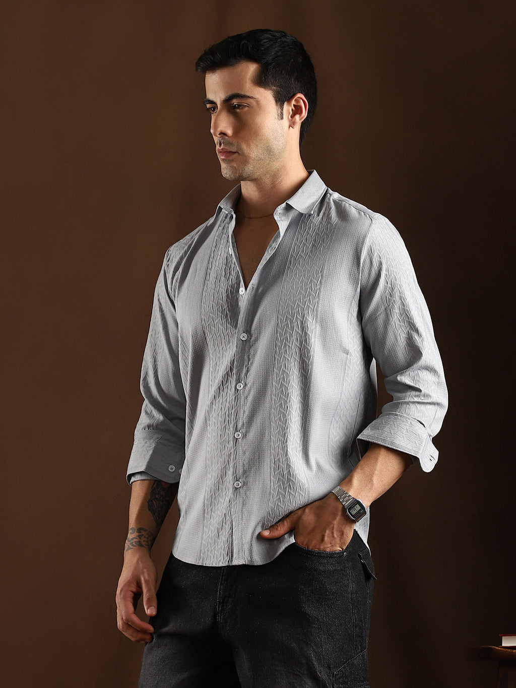 Tactile-Panel Shirt