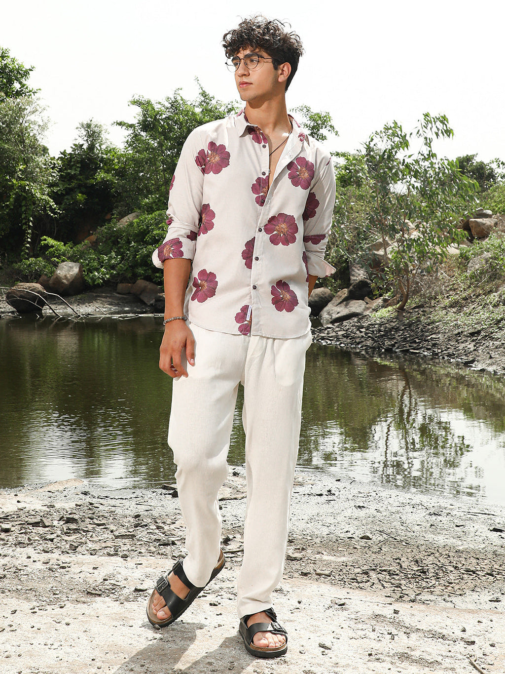 Blooming Flora Imprint Shirt