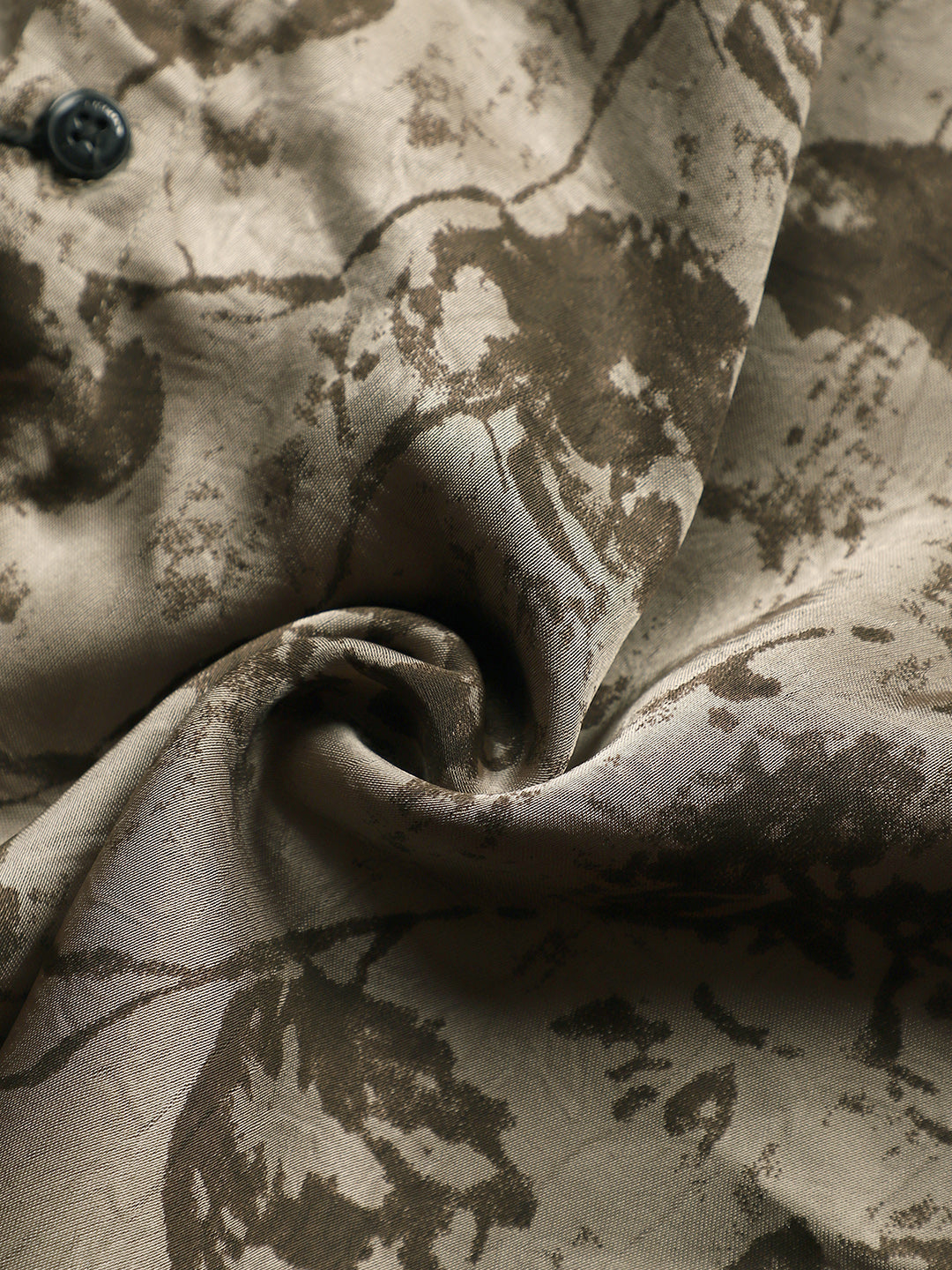 Faded-Flora Jacquard Shirt
