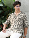 Fluid-Marble Textured Shirt