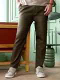 Pleated Slim-Tailored Trousers
