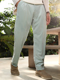 Lightweight - Cuffed Pleated Tailored Trousers