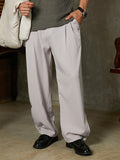 Lightweight - Straight-Cuffed Pleated Trousers