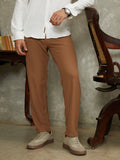 Micro-Waffle Chino Trousers