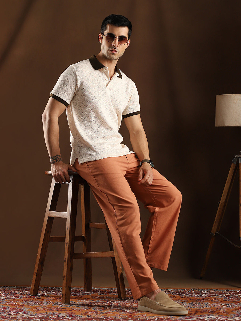 Lightweight - Straight-Pleated Slittrousers