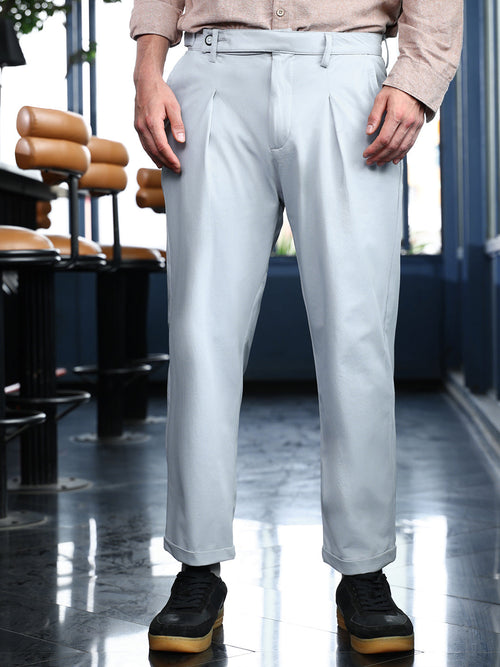 Adjustable Chino-Tailored Trousers