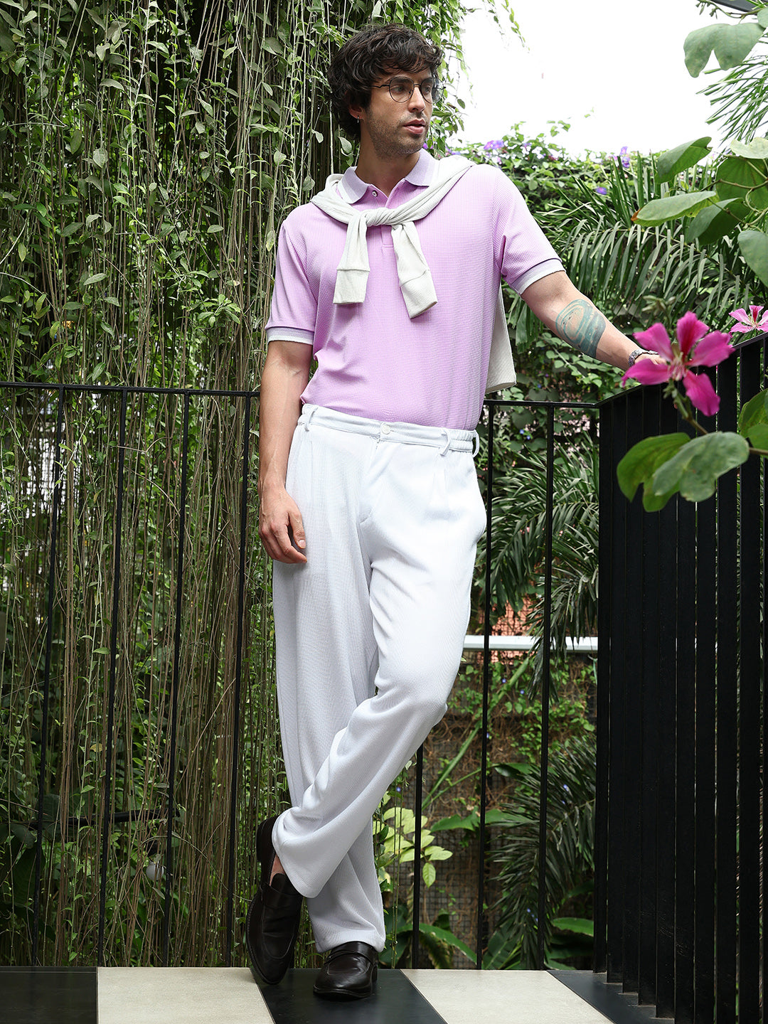 Graph-Tactile Polo T-Shirt