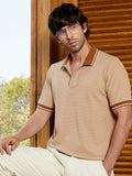 Block Box-Jacquard Polo T-Shirt
