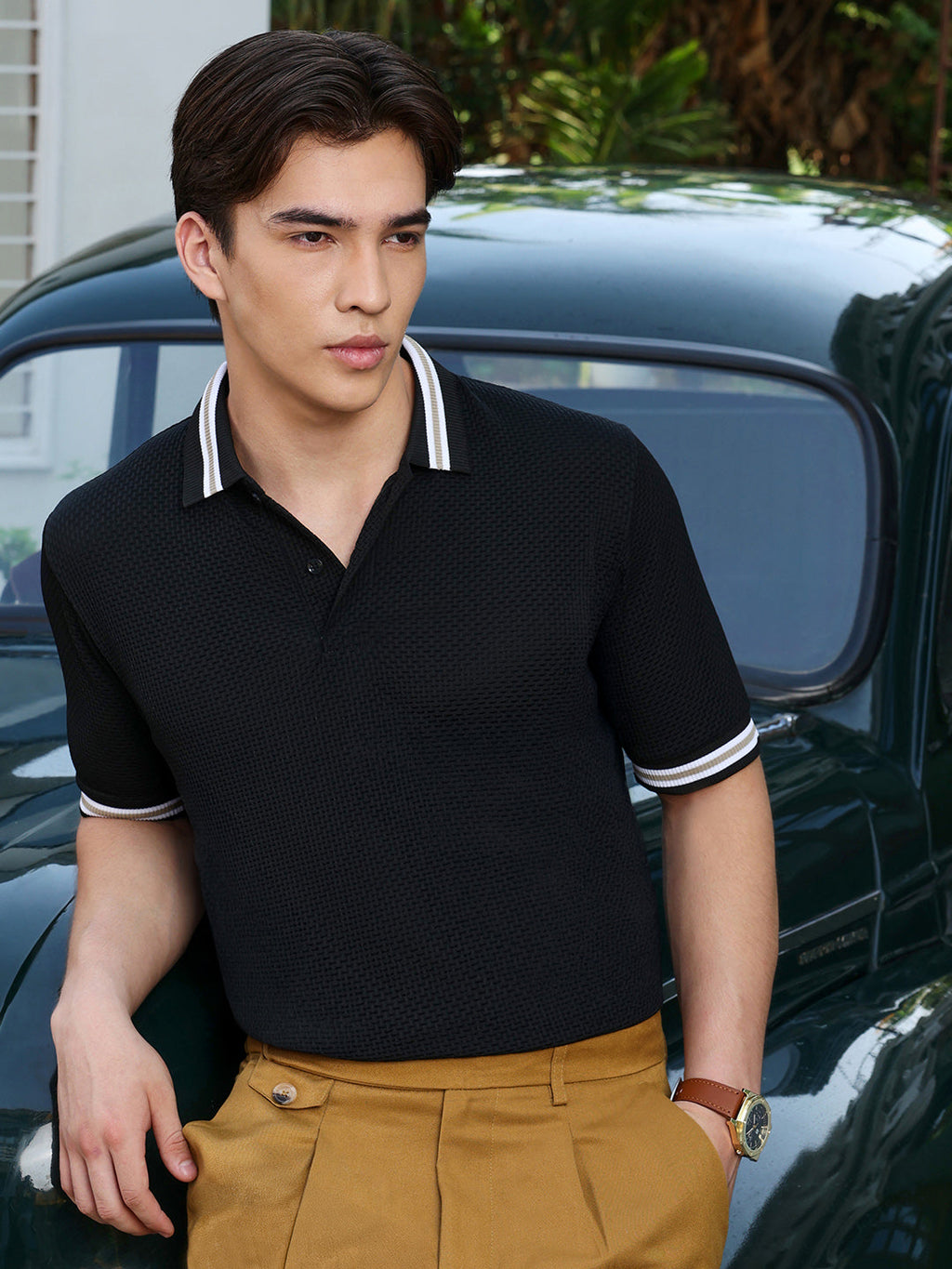 Interweave-Tactile Polo T-Shirt