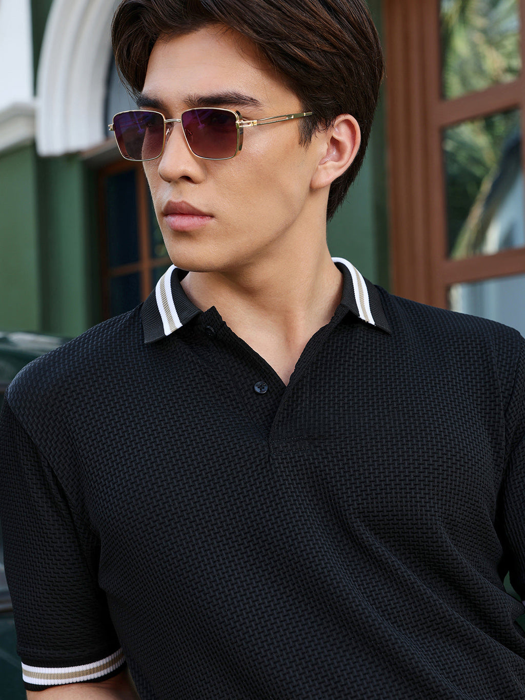 Interweave-Tactile Polo T-Shirt