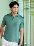 Men's Sage Green Solid T-Shirt