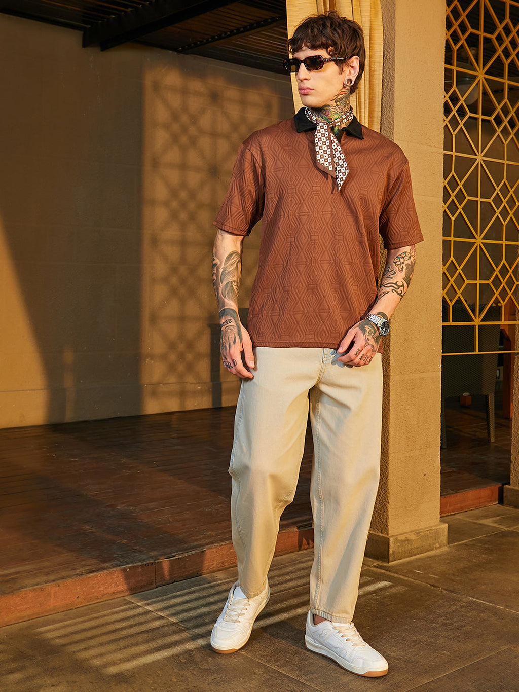 Triad Contrast Polo T-Shirt