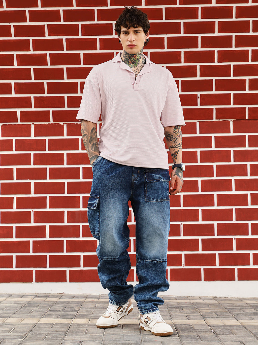 Coil-Tactile Cuban Polo T-Shirt