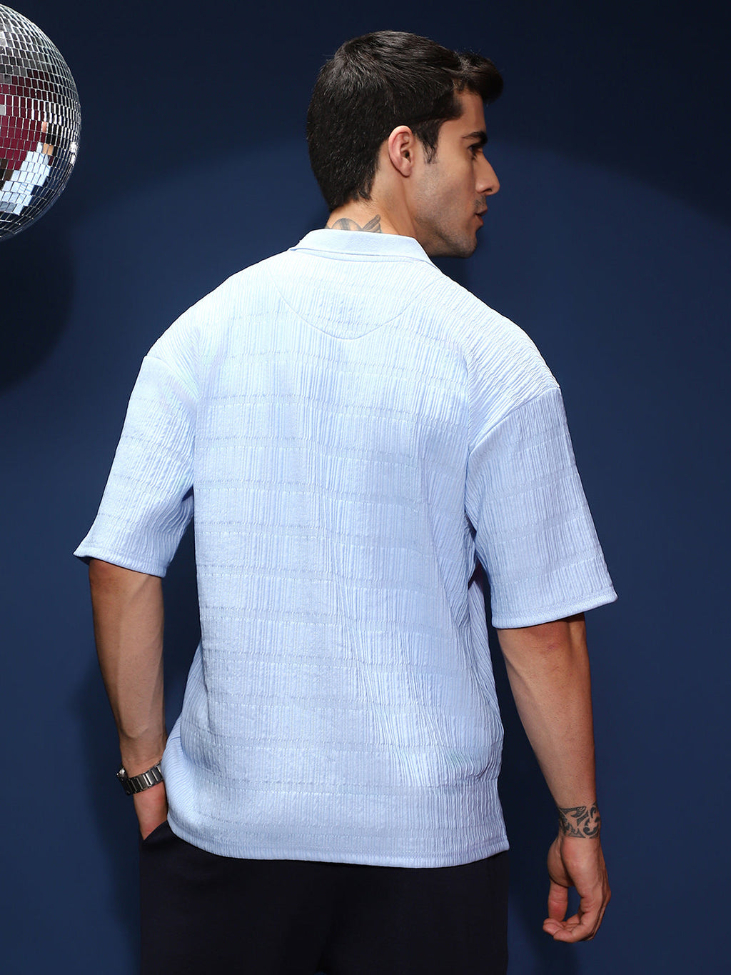 Bubble Cuban Polo T-Shirt