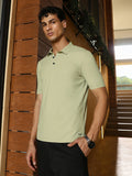 Seamless Grid Polo T-Shirt