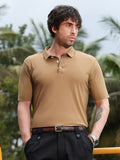 Seamless Solid Polo T-Shirt