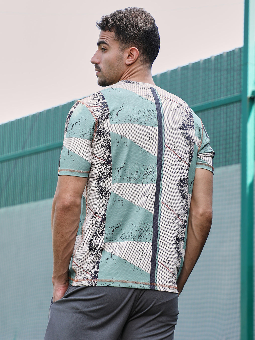 Abstract-Geo Activewear T-Shirt