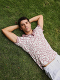 Blob-Jacquard Polo T-Shirt