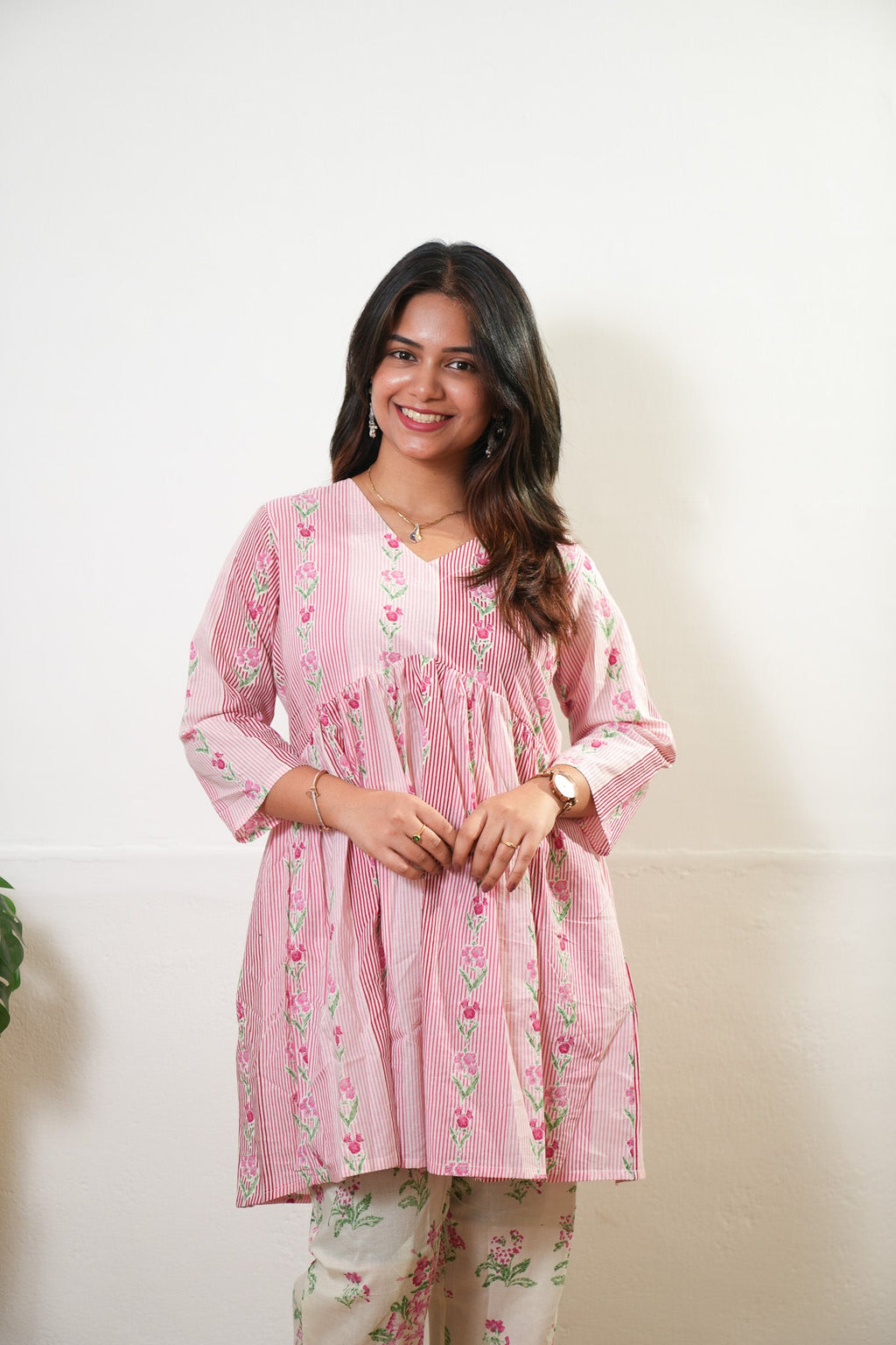Pink stripes cotton Comfies