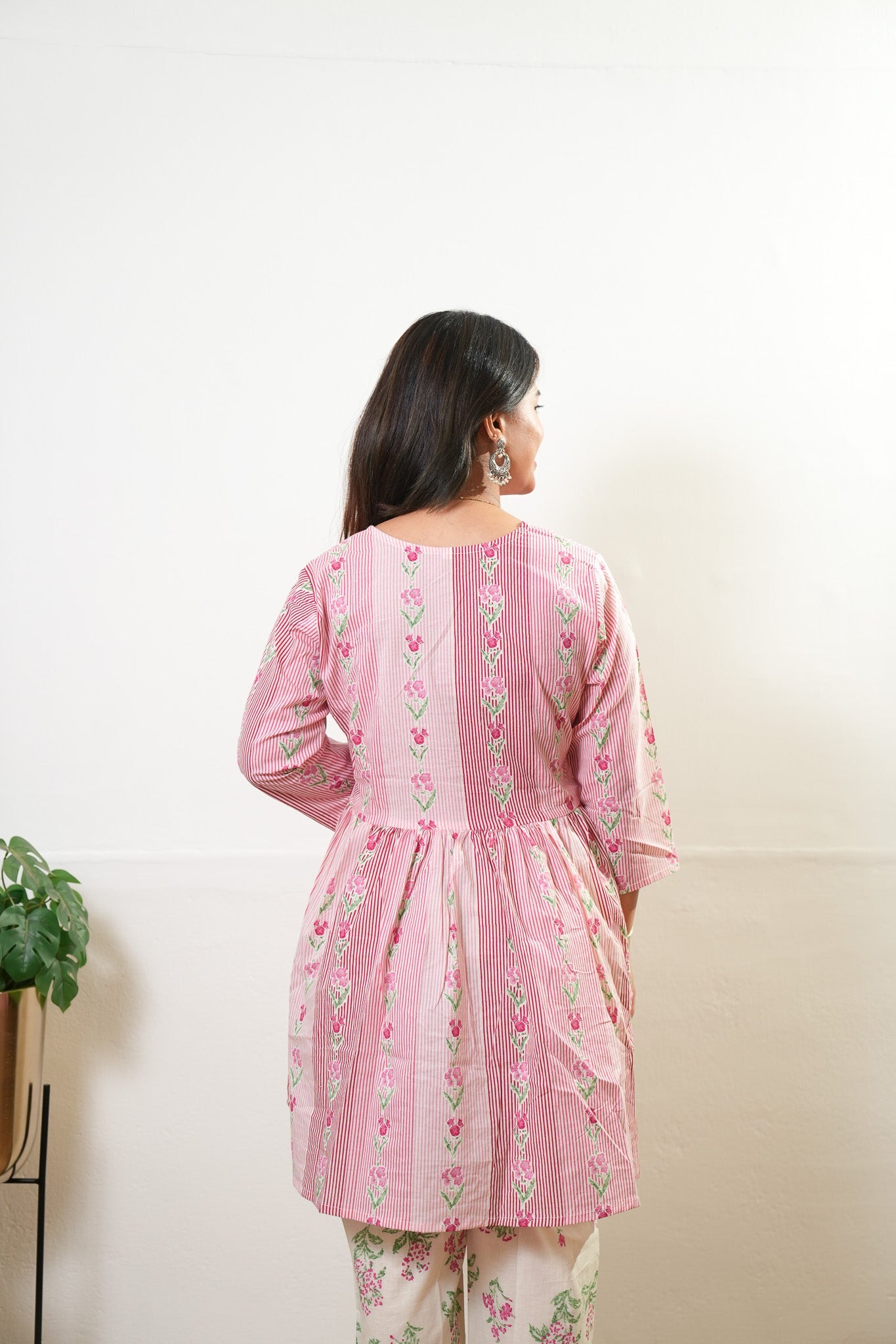Pink stripes cotton Comfies