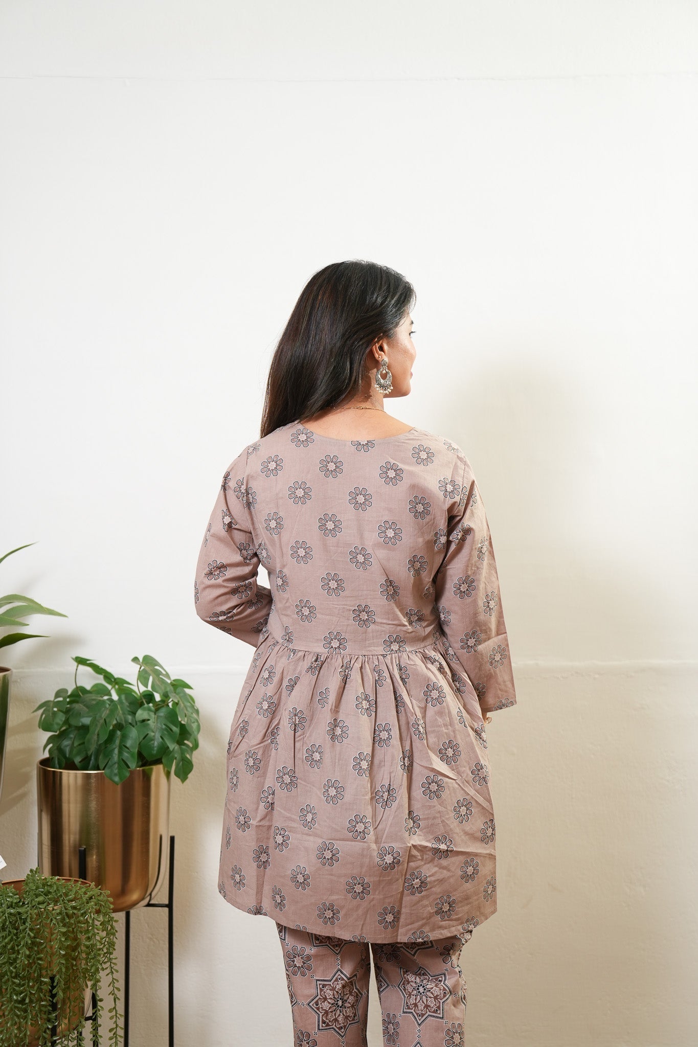 Beige butta cotton comfies