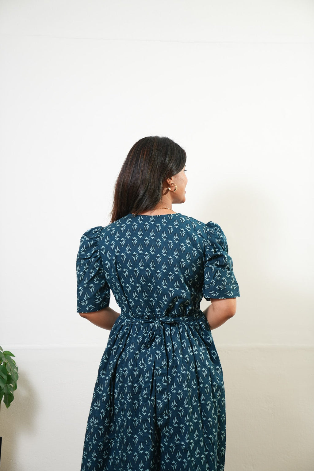 Maldives cotton midi dress
