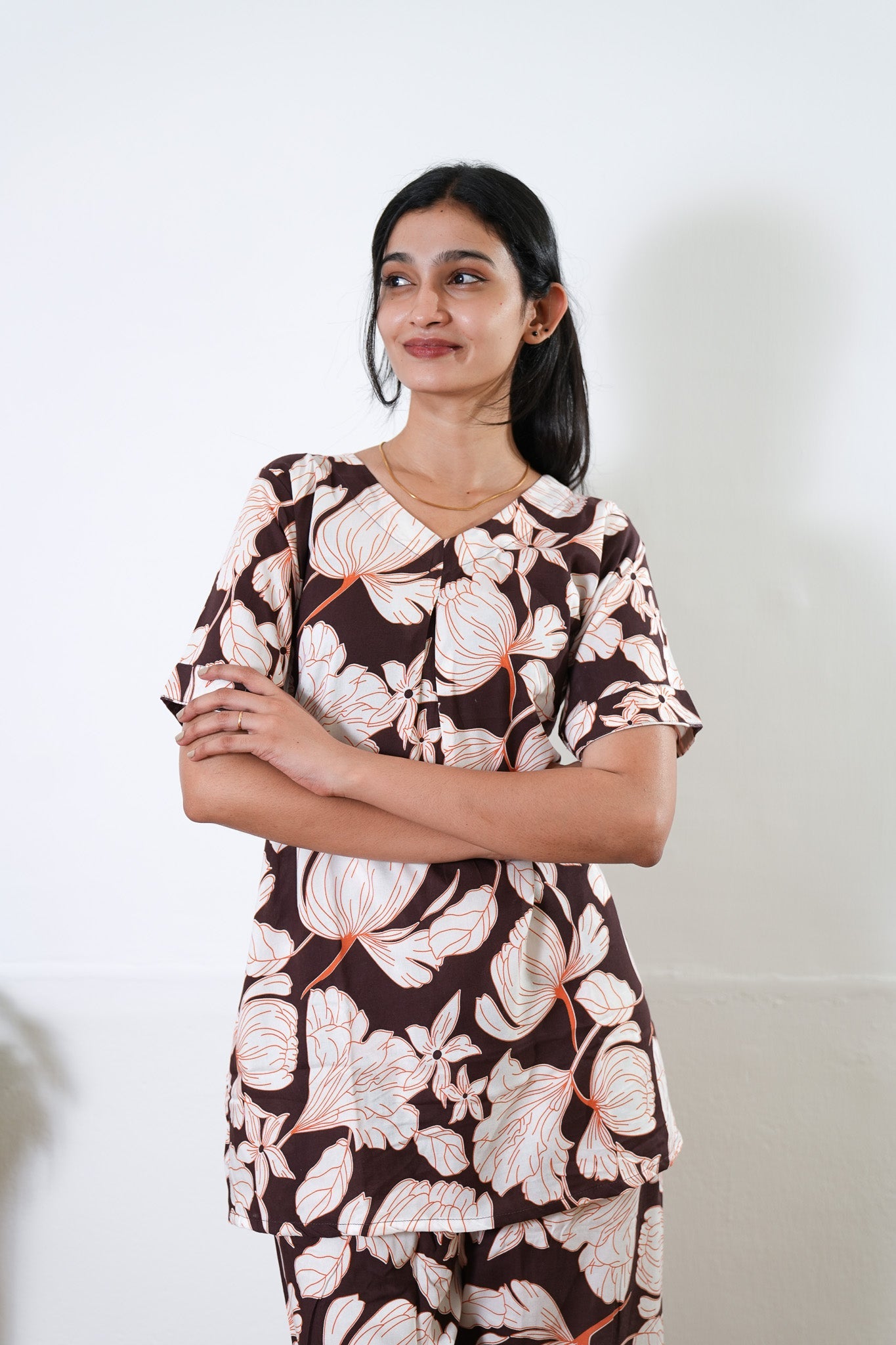 Cherry blossom cotton lounge sleep wear