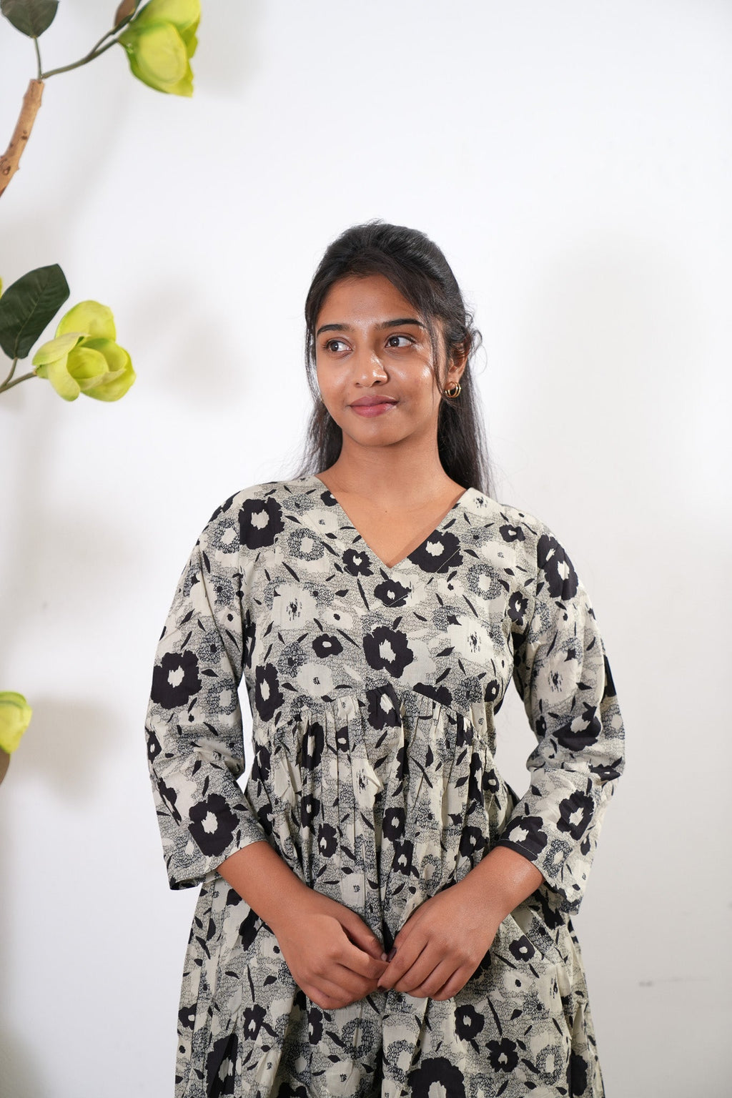 Grey and black cotton comfies