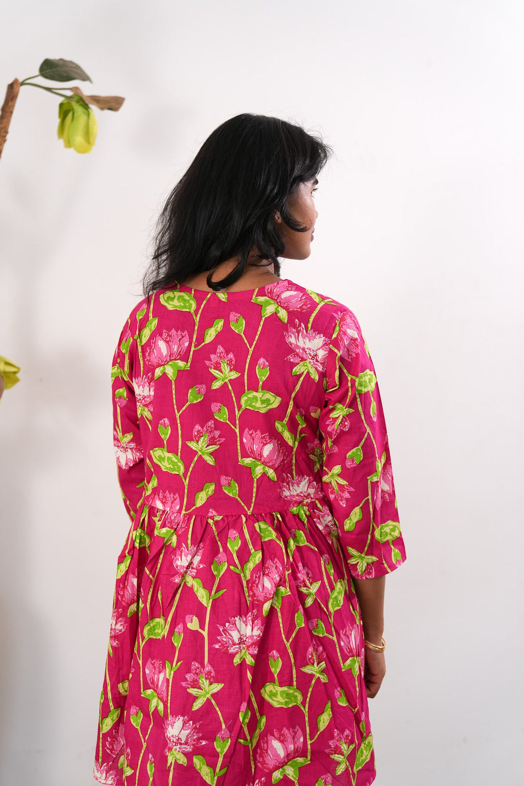 Rani pink tulips cotton comfies
