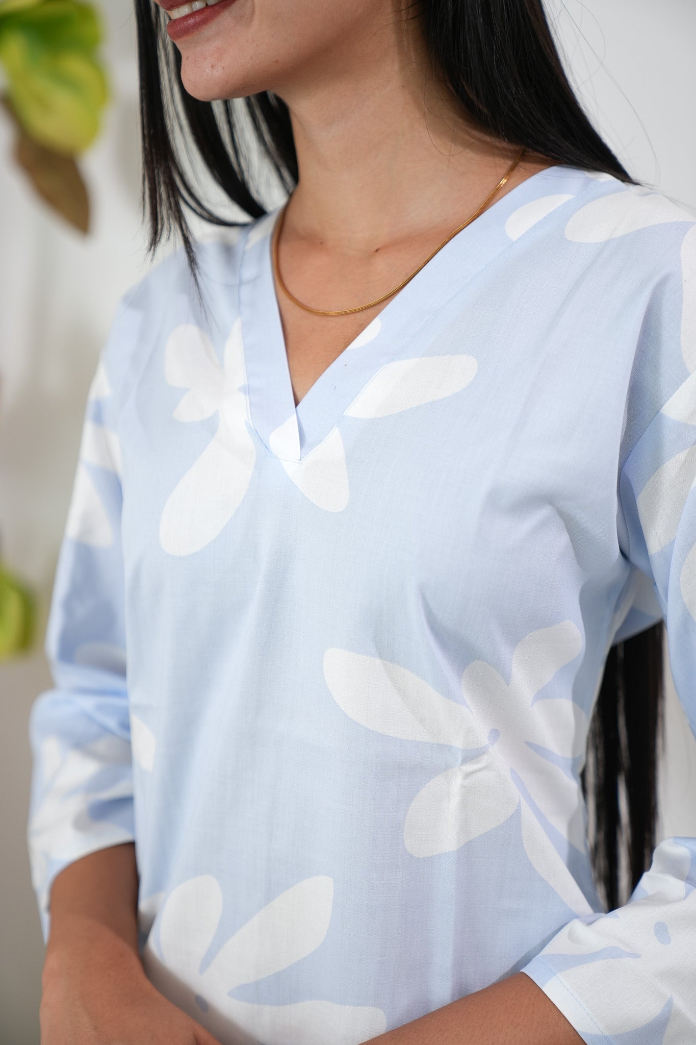 Baby blue viscose co-ord set