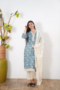 Cloud linen cotton suit set