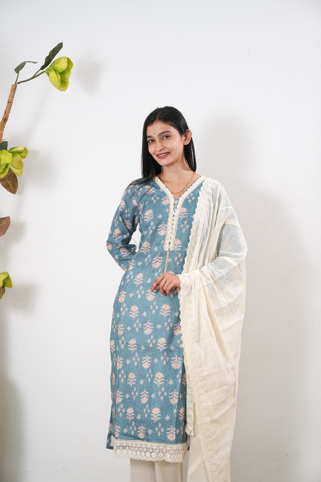 Cloud linen cotton suit set
