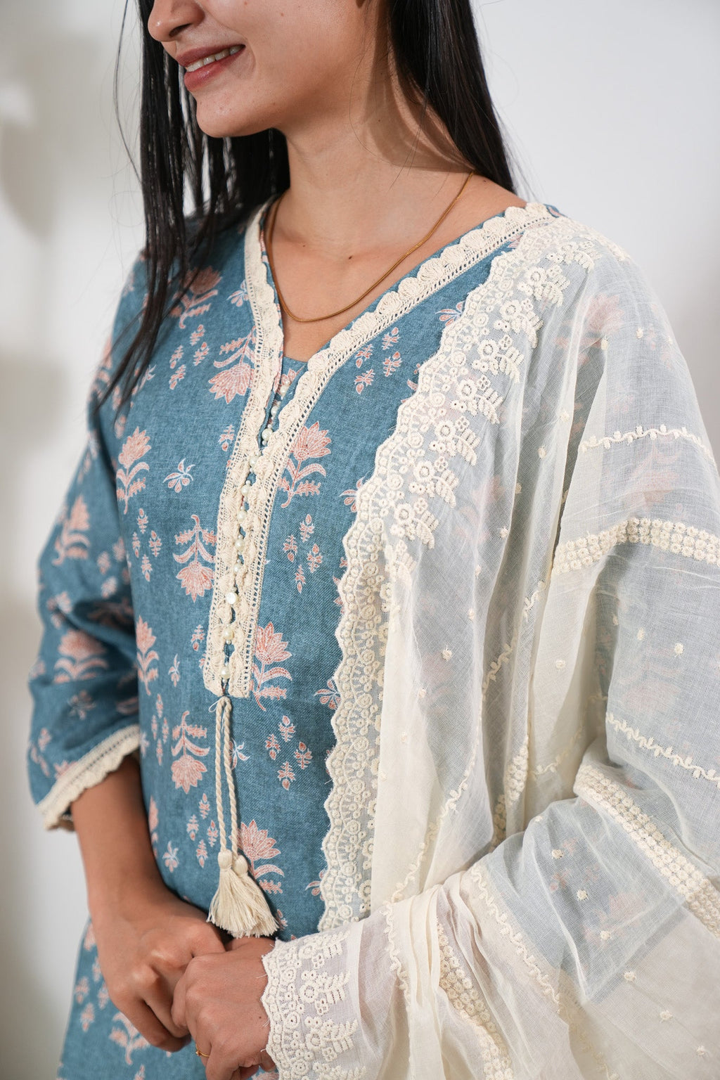 Cloud linen cotton suit set