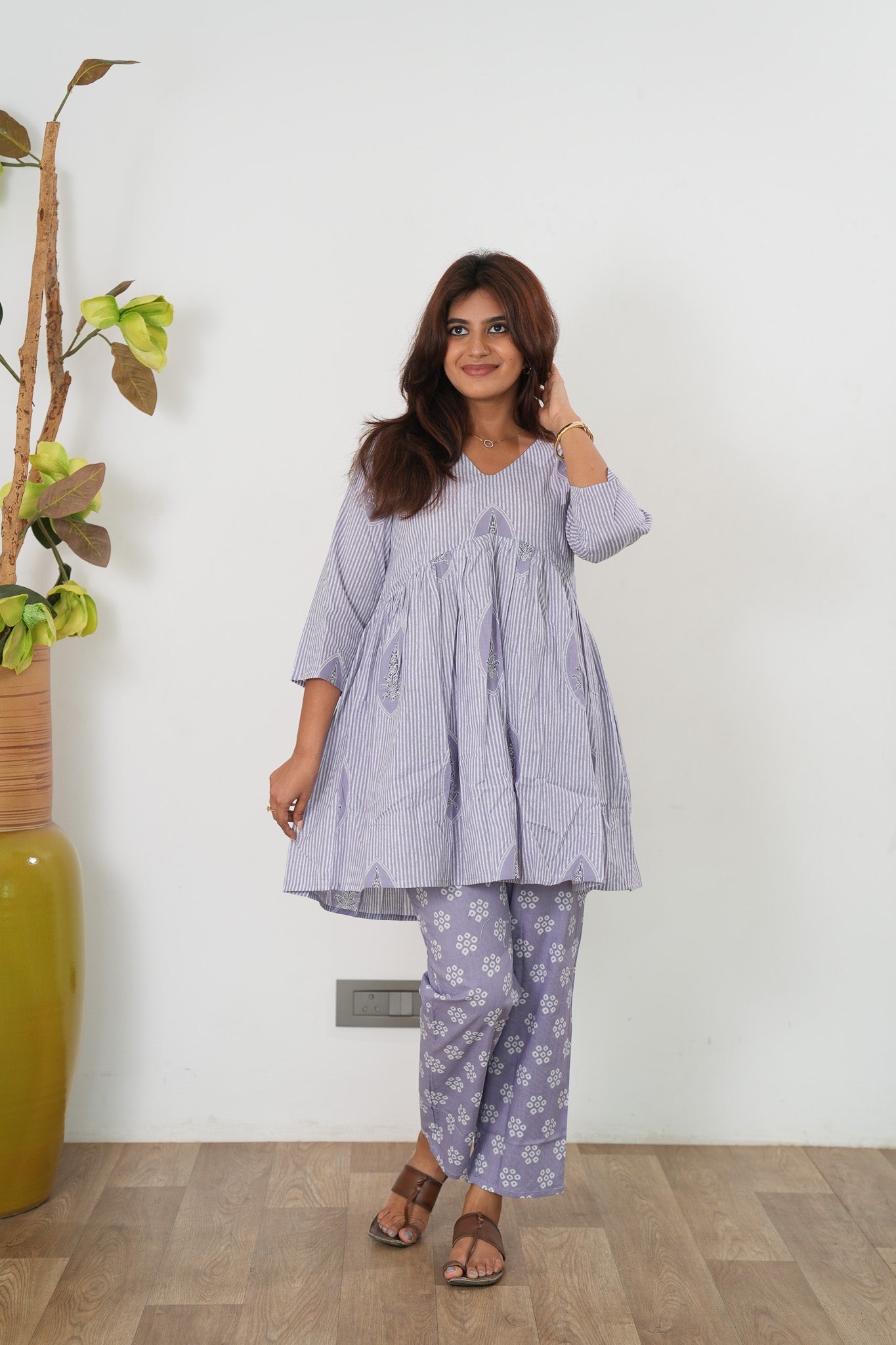 Lavender butta cotton Comfies