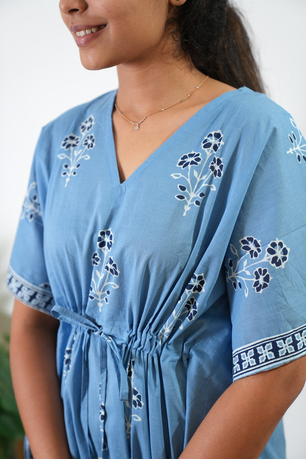 Cloud cotton kaftan