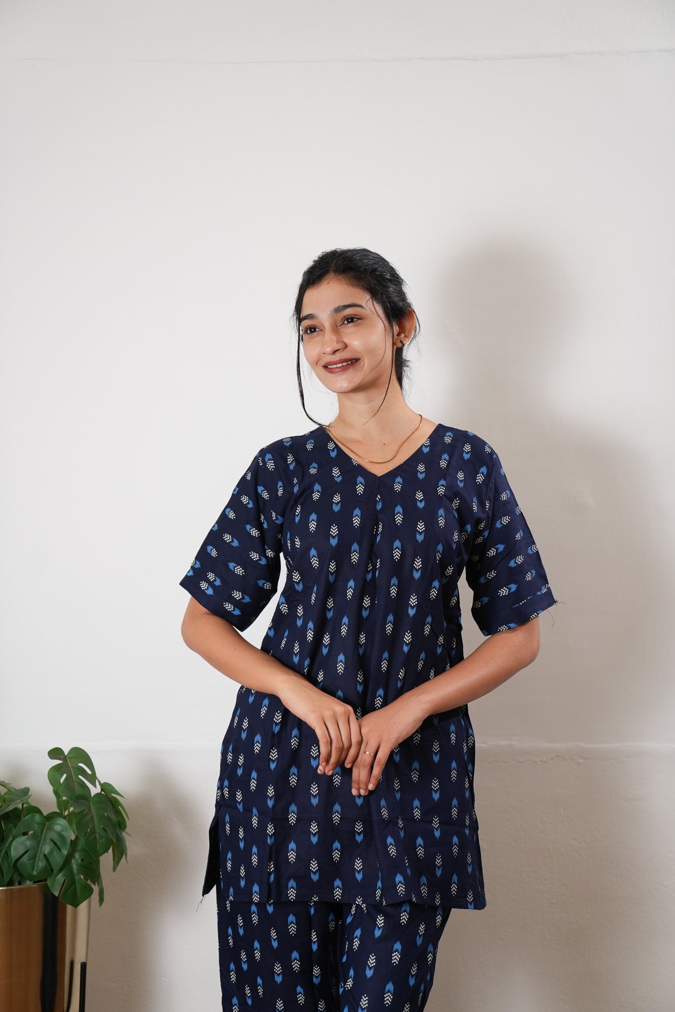 Navy arrow cotton lounge sleep wear