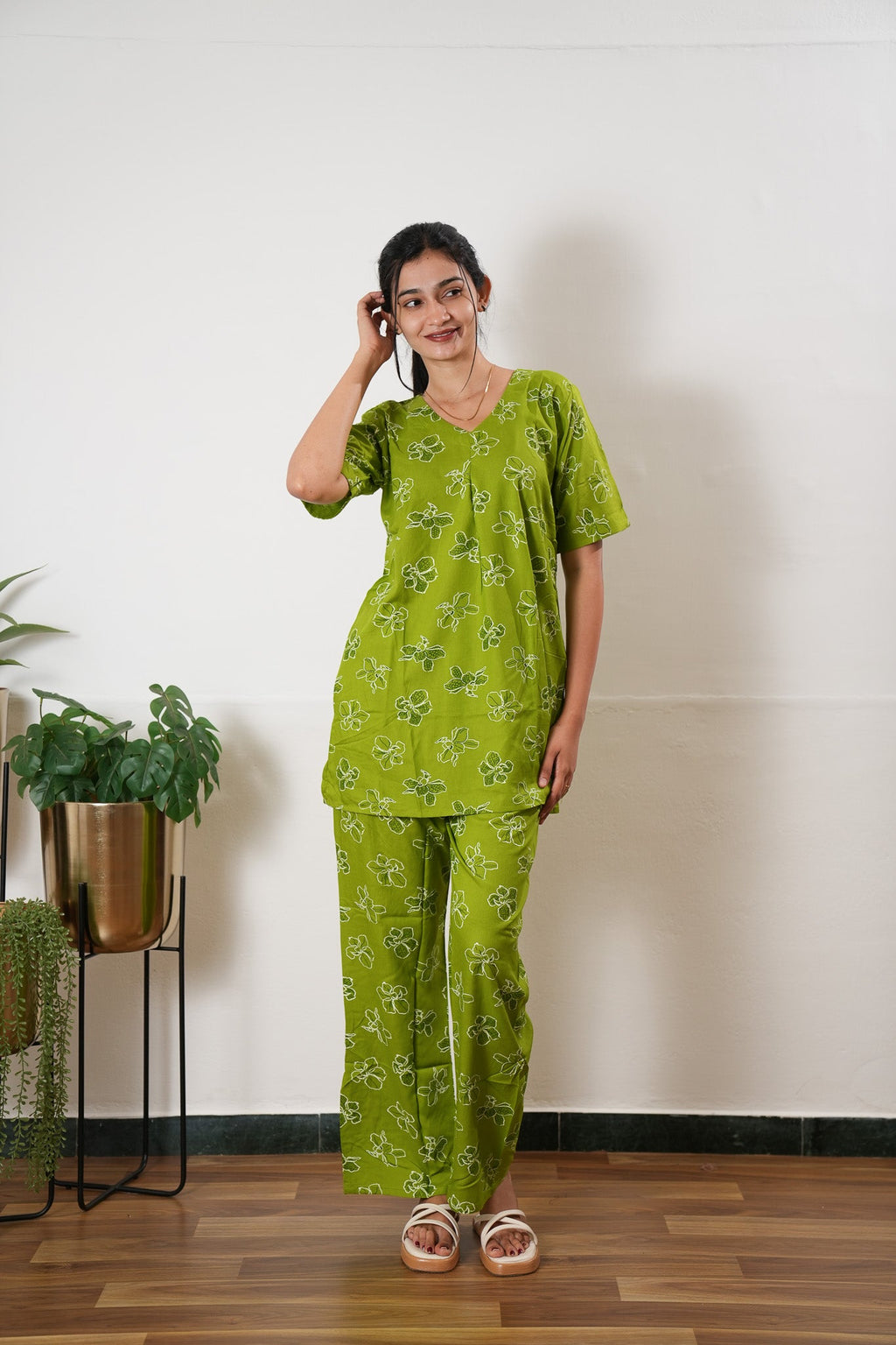 Lemonade cotton lounge sleep wear