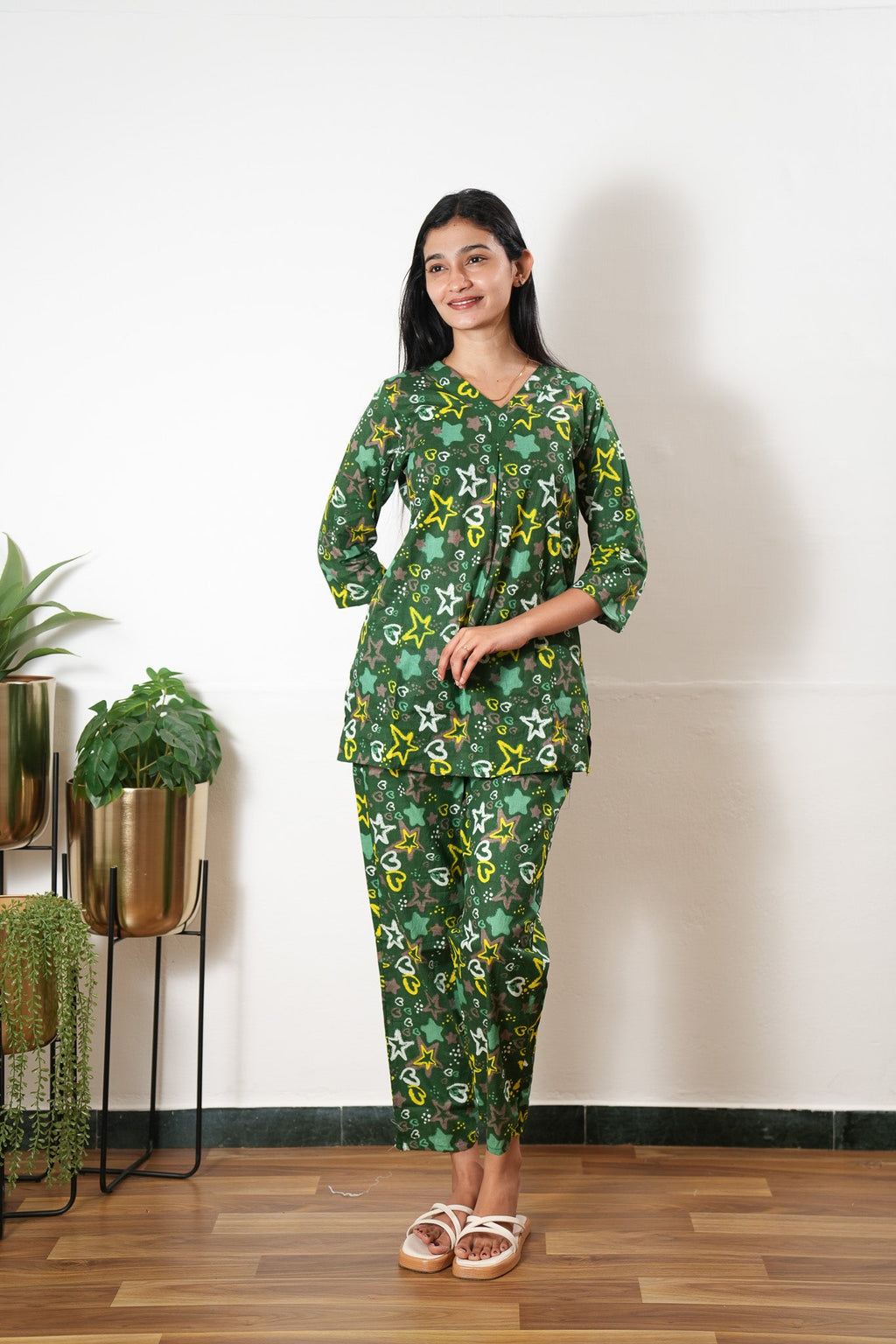 Starry cotton lounge sleep wear