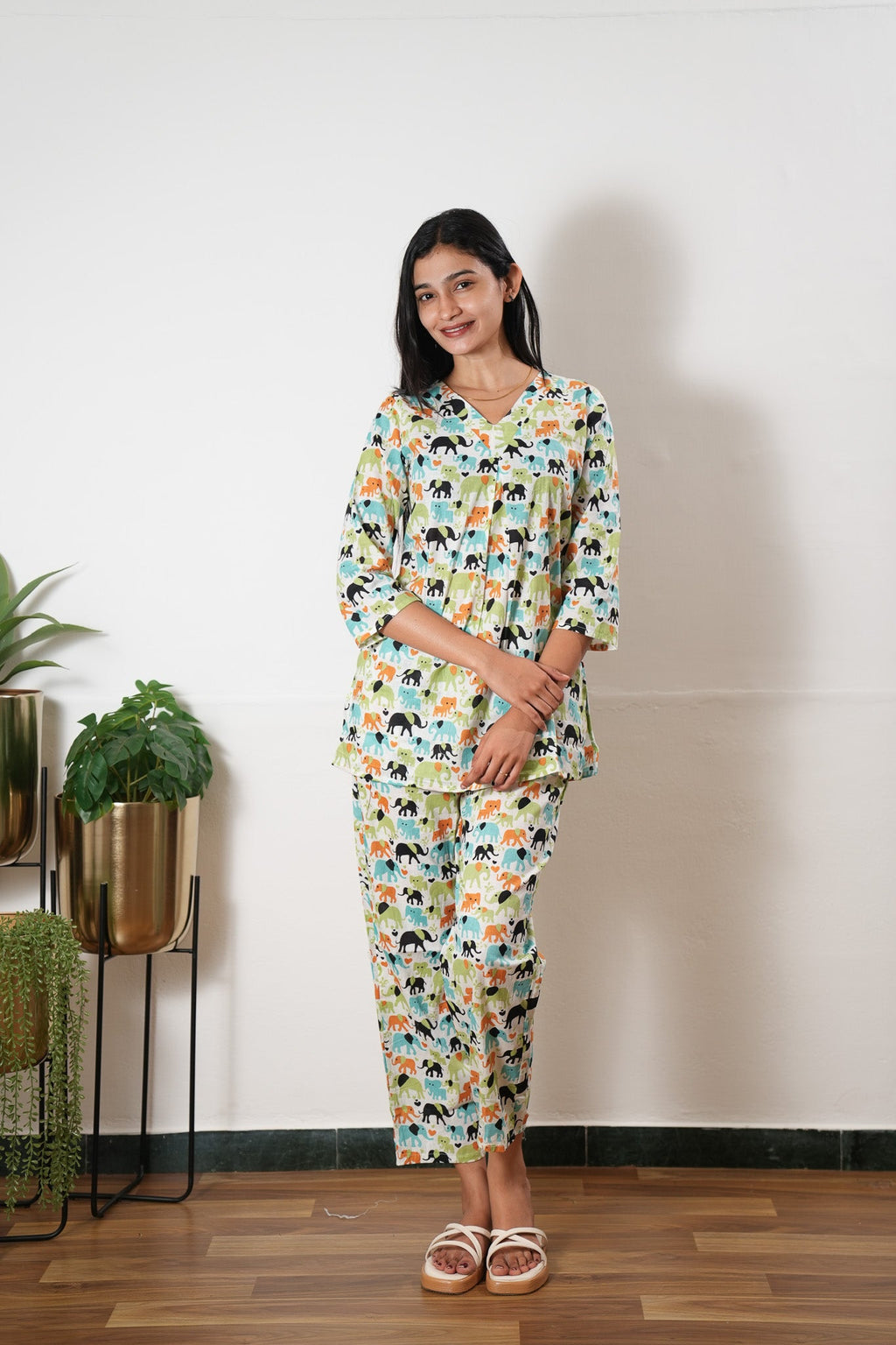 Elephant cotton lounge sleep wear