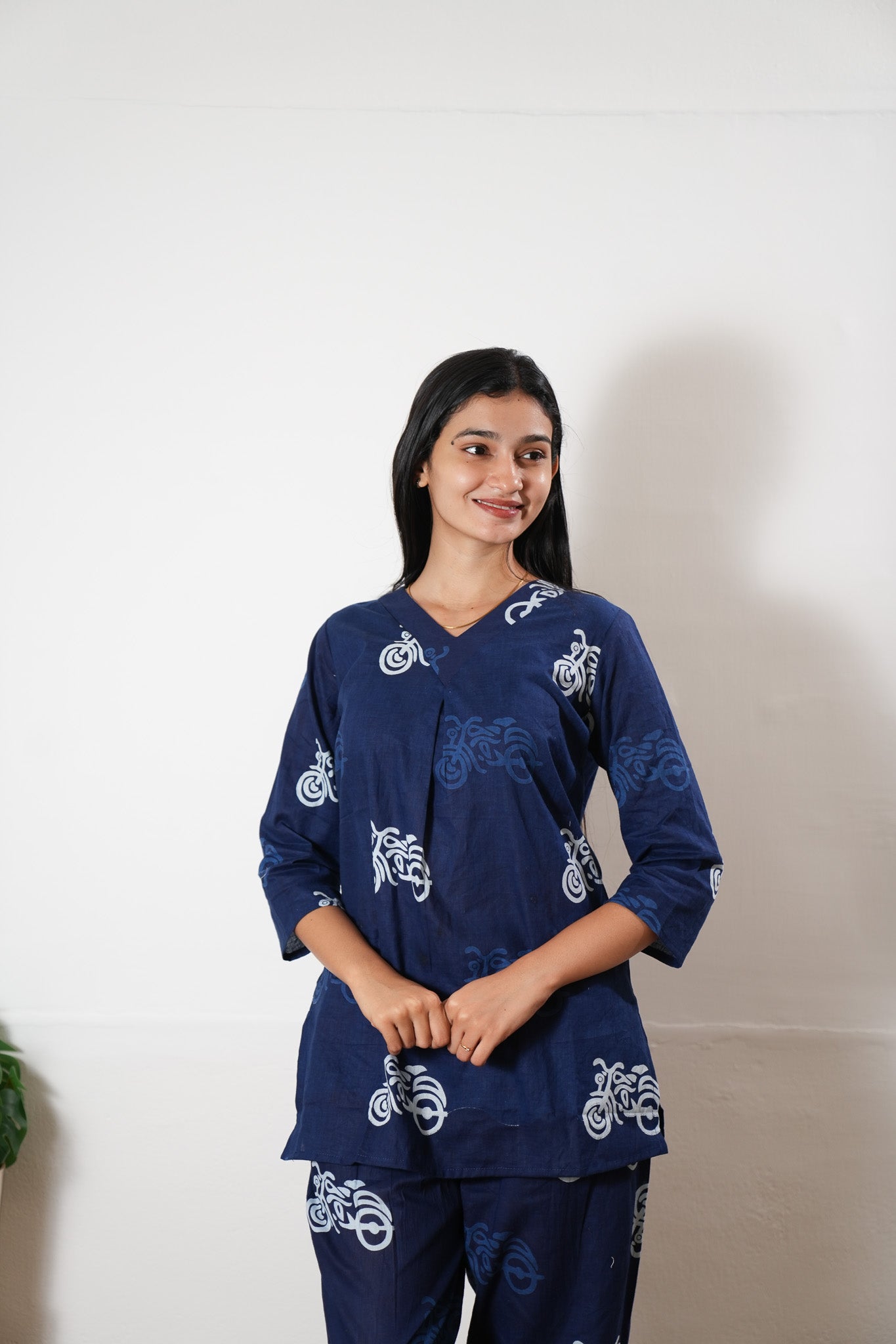 Indigo bicycle cotton lounge sleep wear