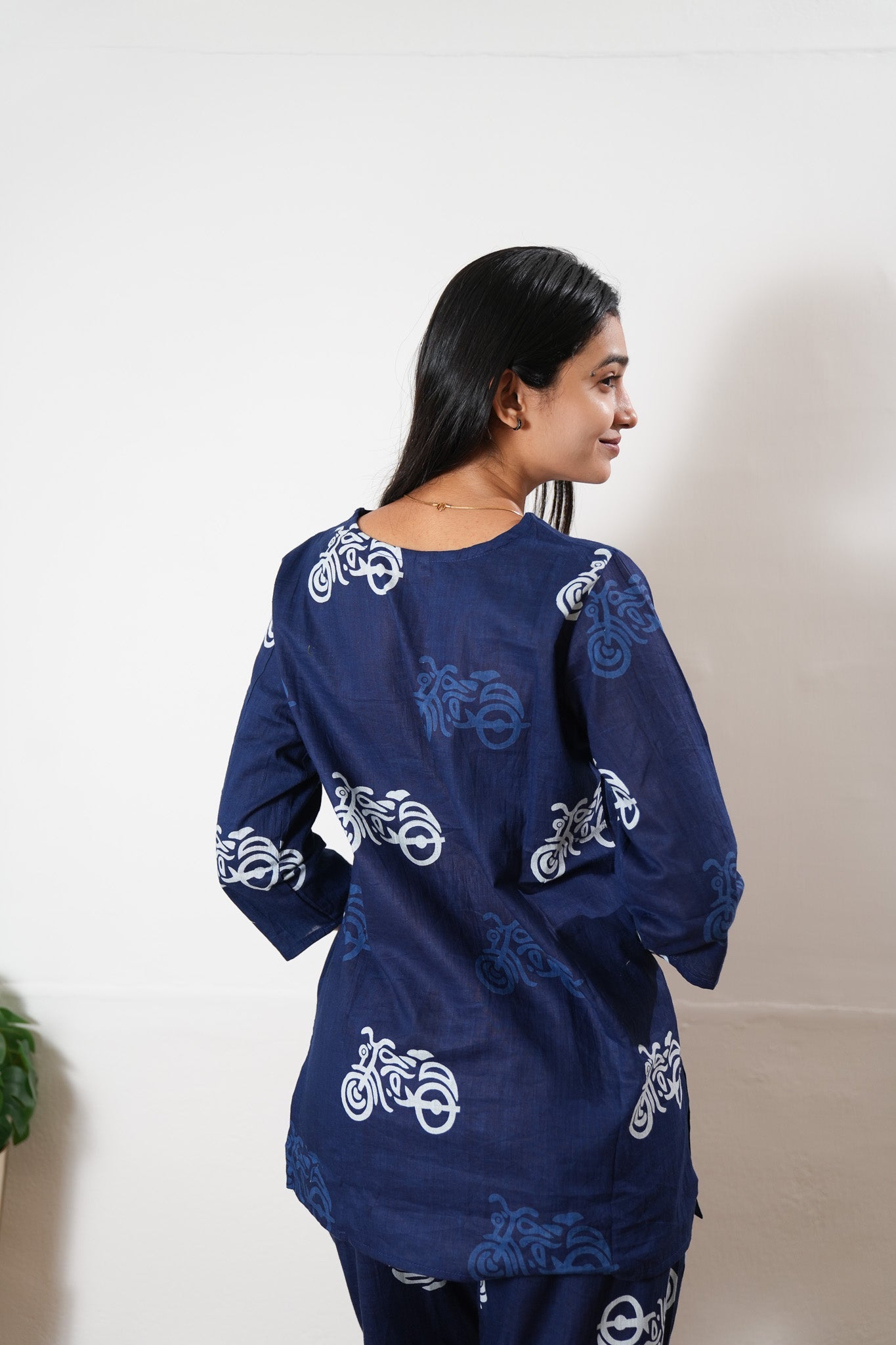 Indigo bicycle cotton lounge sleep wear
