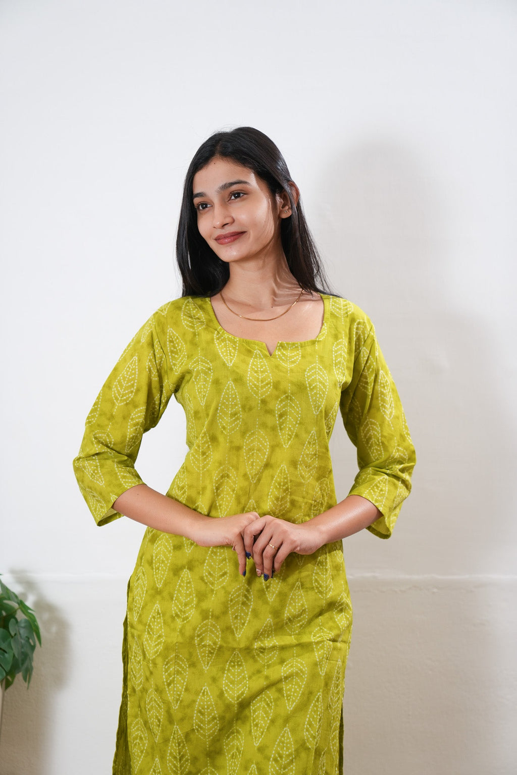 Lemonade round neck cotton co-ords set