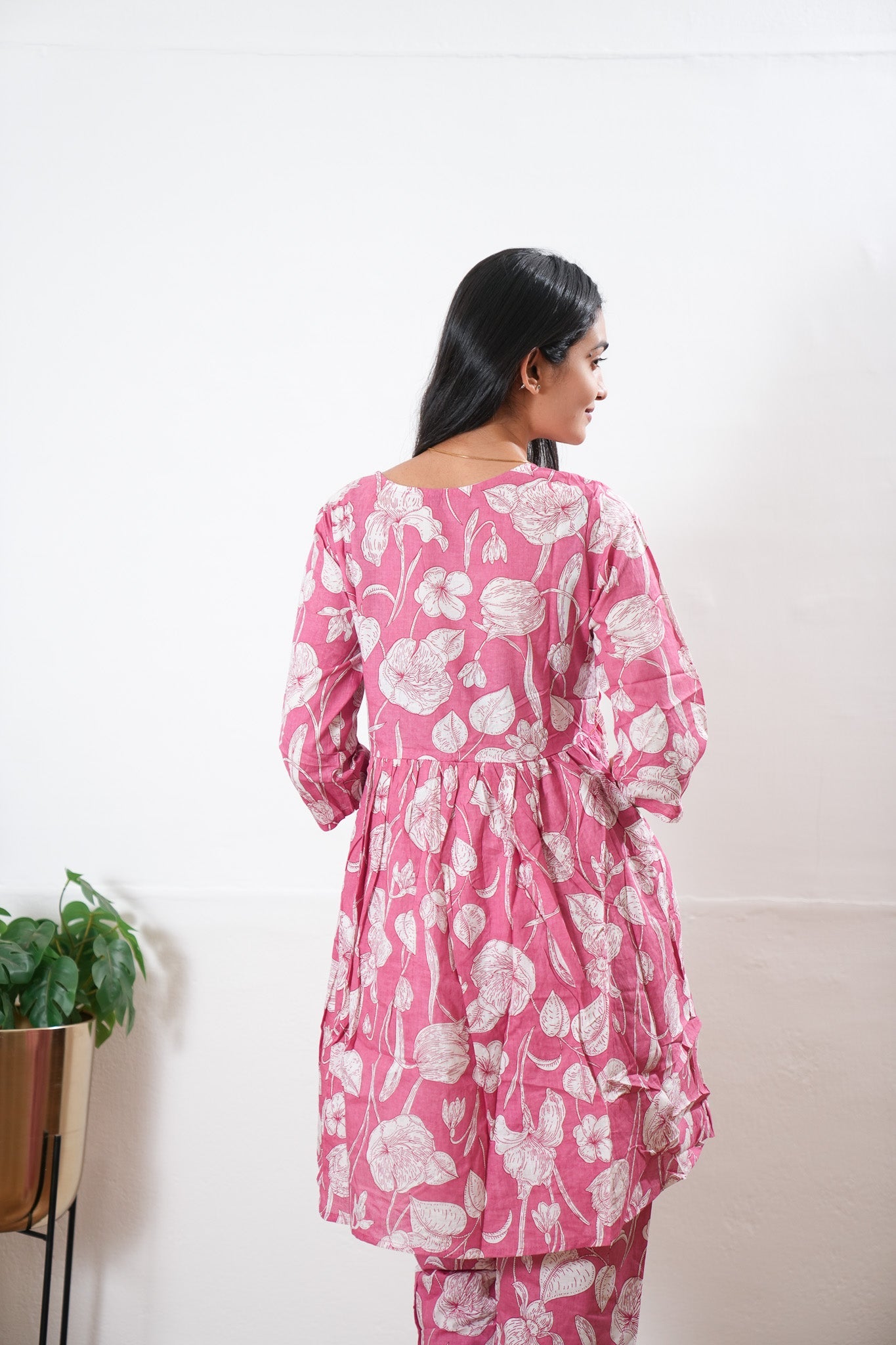 Mauve cotton maternity nursing Comfies