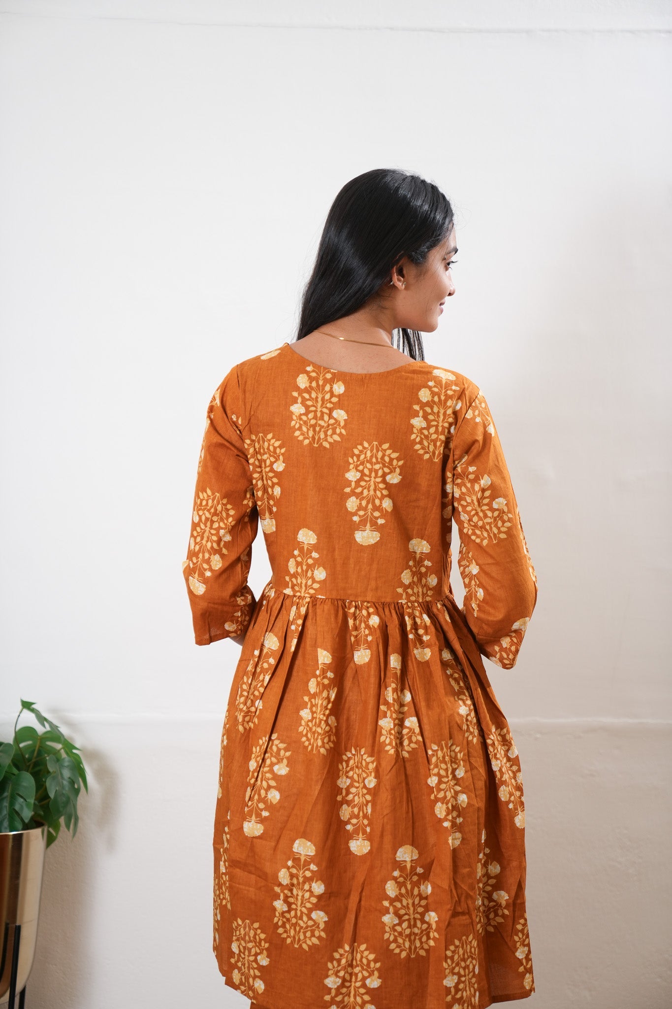 Mustard butta cotton maternity nursing Comfies