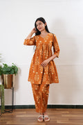 Mustard butta cotton maternity nursing Comfies