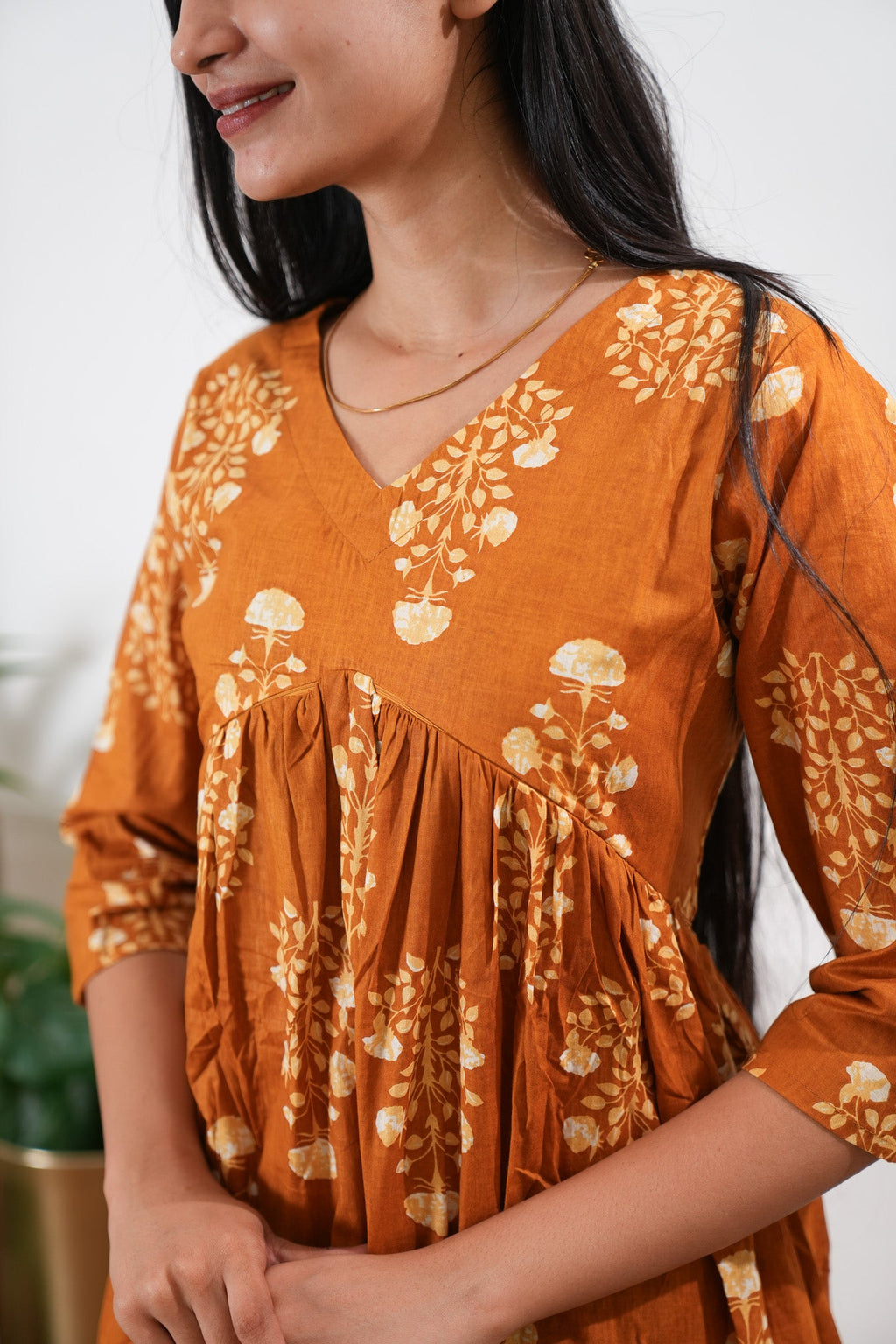 Mustard butta cotton maternity nursing Comfies