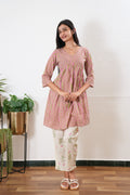 Pink stripes cotton maternity nursing Comfies
