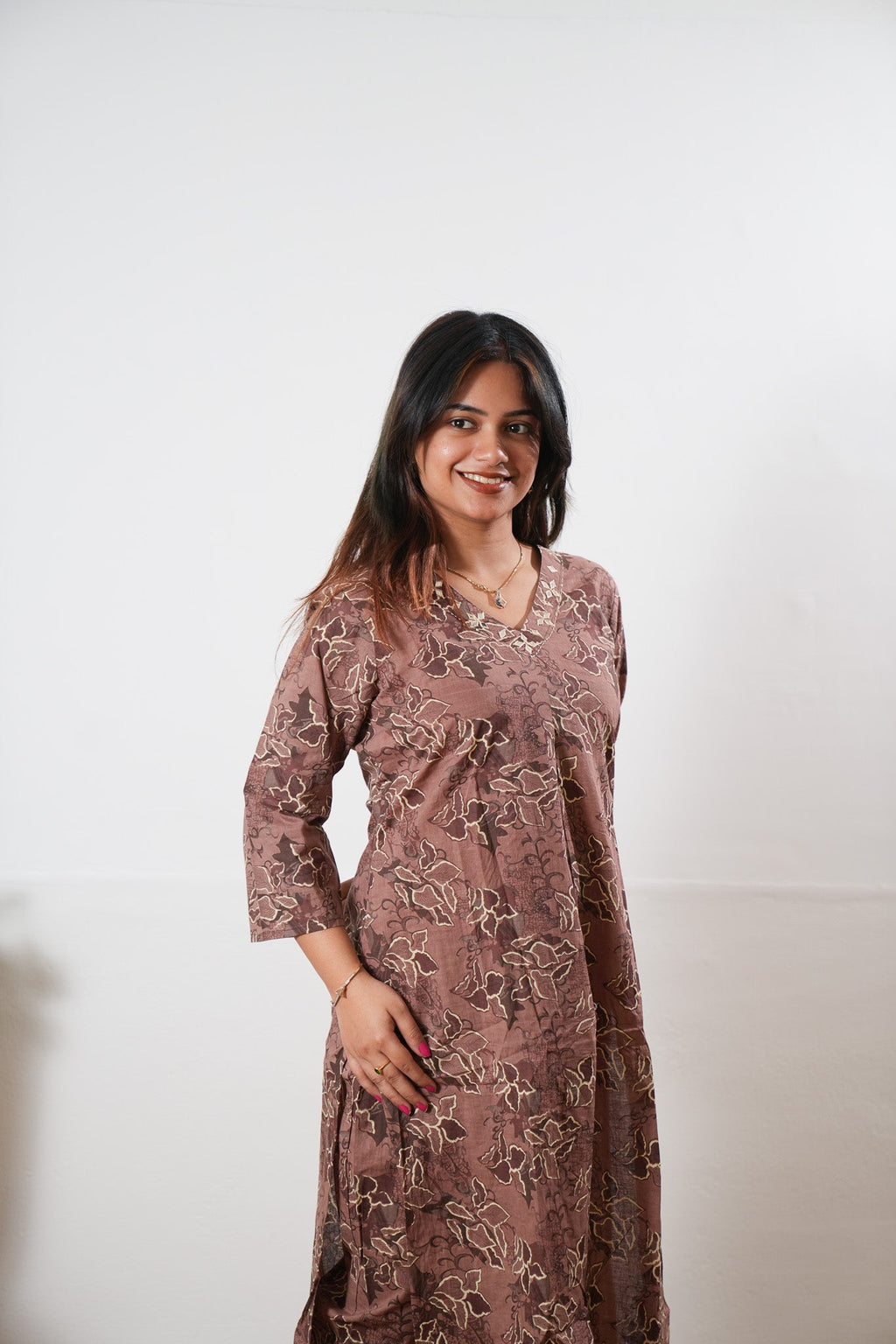 Rose taupe cotton co-ords set