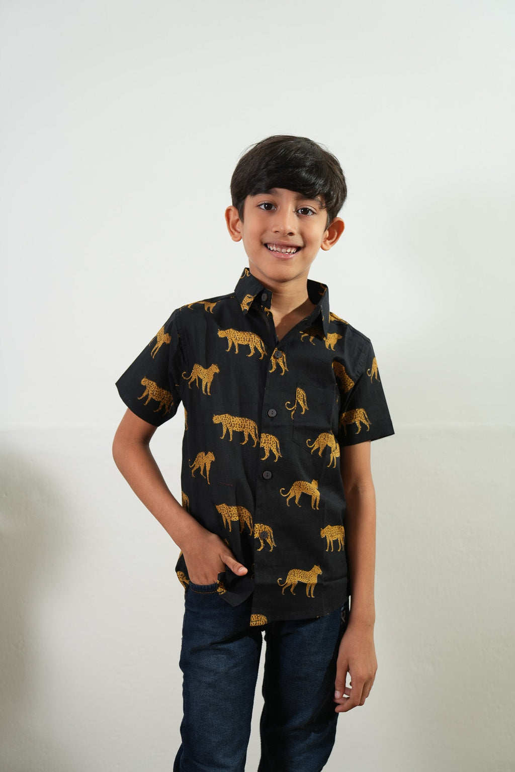 Cheetah cotton shirt