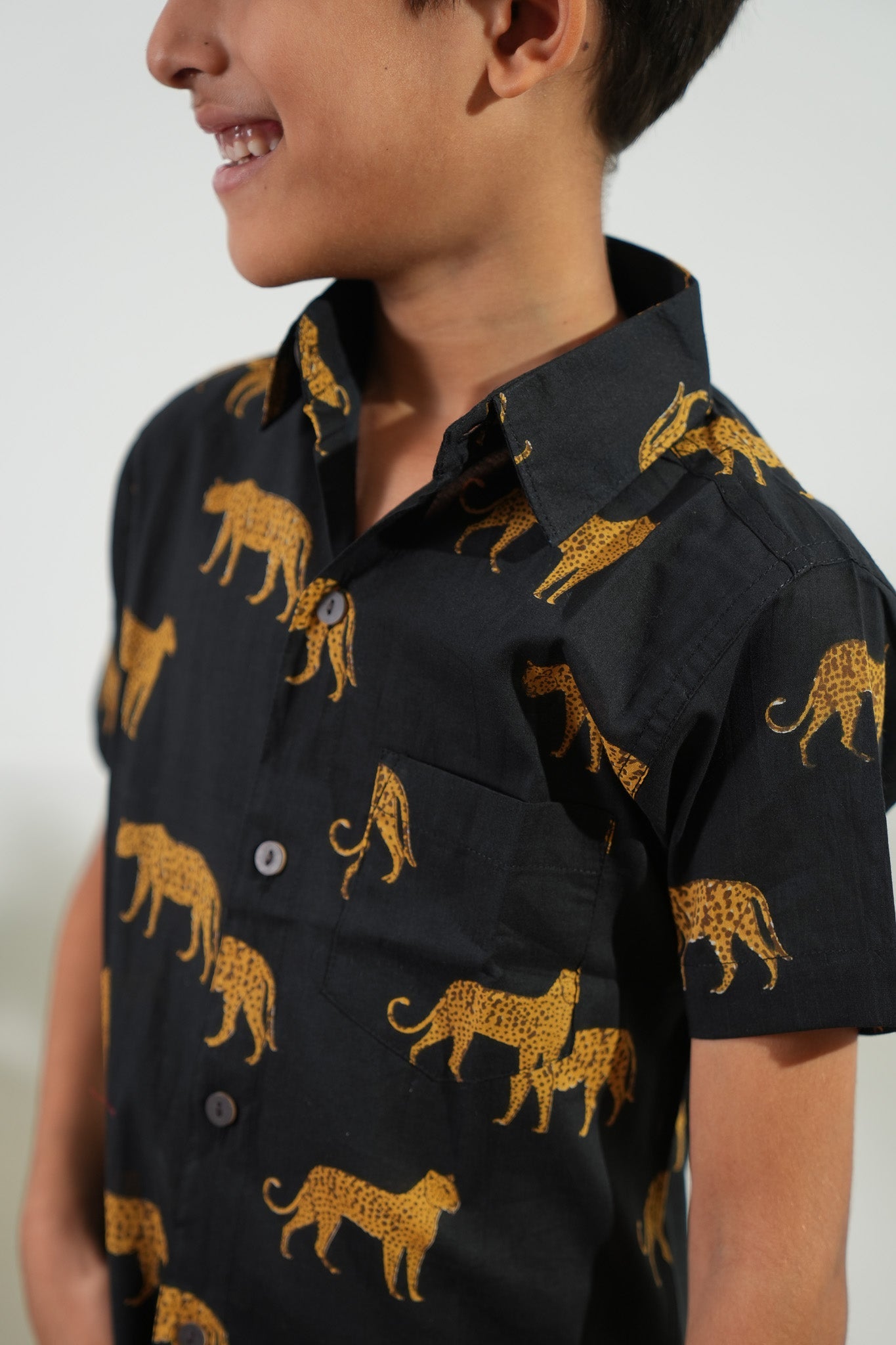Cheetah cotton shirt
